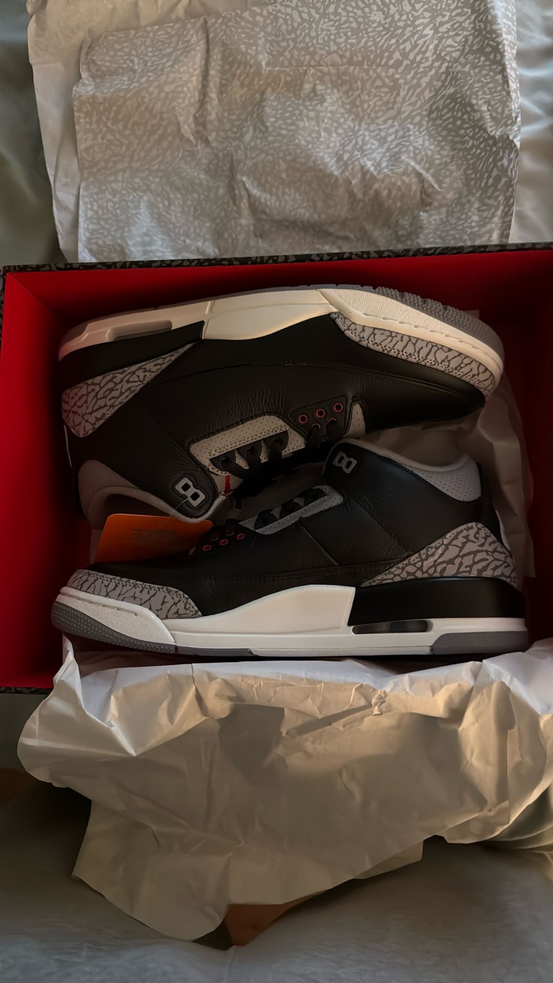 Jordan 3 Black Cement Brand New 10.5