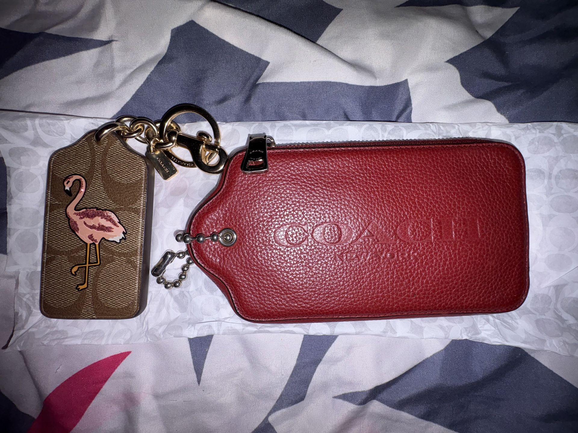 Coach Hard To Find Hangtag Pouch 