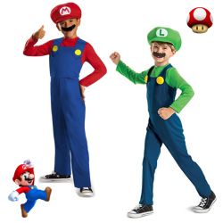 Mario & Luigi Kids Costumes
