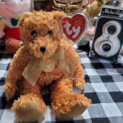 Ty Brown Teddy Bear Beanie Baby 2002