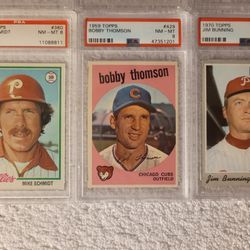 Vintage Baseball Superstars!!! All PSA Graded!!!!