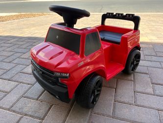 Red Chevy Silverado 6v truck