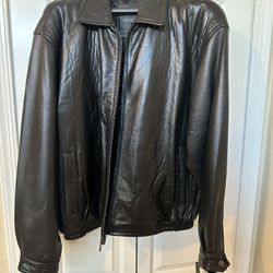 Men’s Leather Jacket (New with Tags)