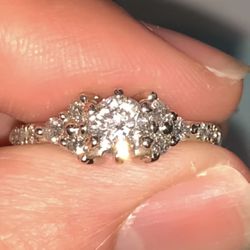 .50 Cents Center Piece Natural Diamond Ring  Thumbnail