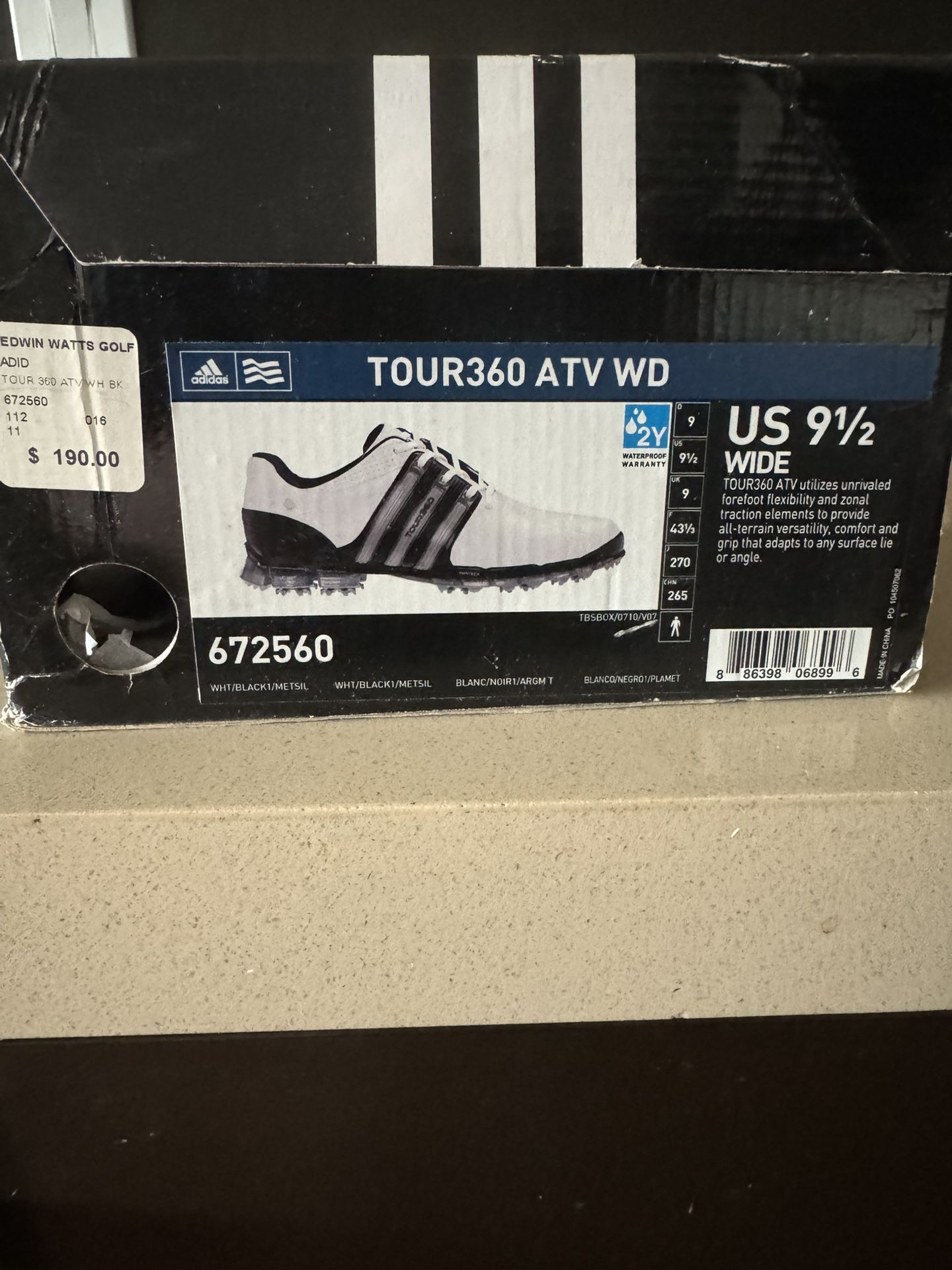 Adidas Men Golf Shoes-$20- West Kendall 