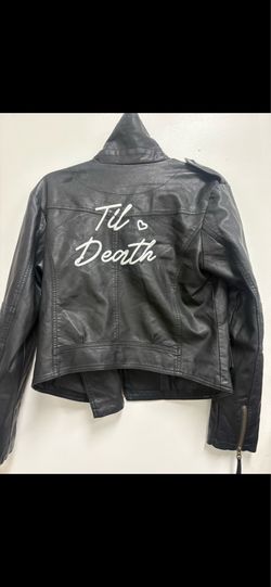 David bridal till death leather jacket