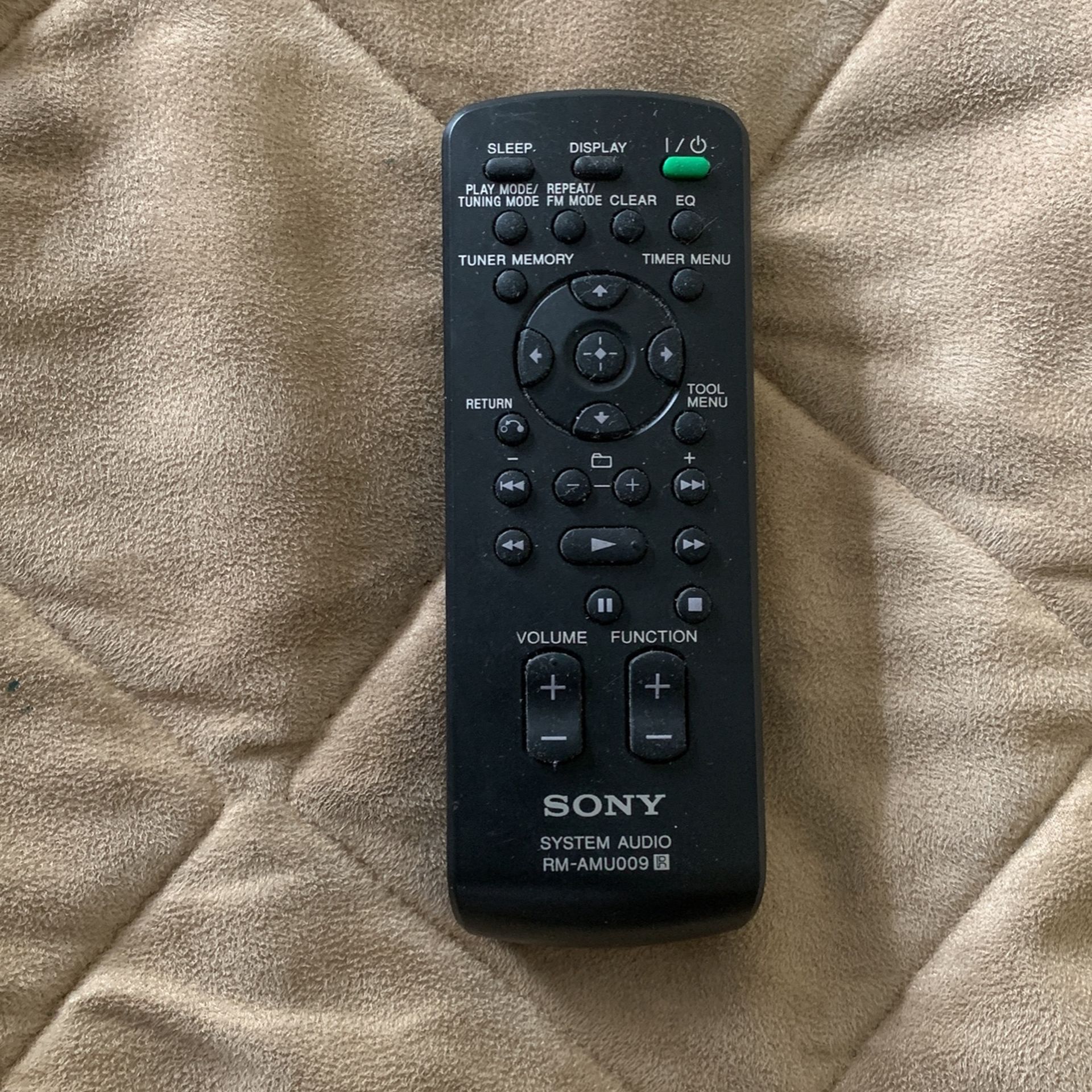 Sony System Audio Remote