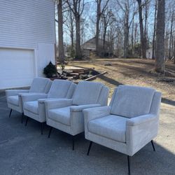 Beautiful Set of 4 Matching Accent Chairs