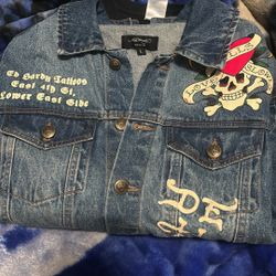 Ed Hardy Jean Jacket