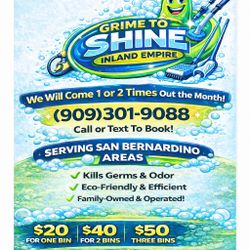 Trash Bin Cleaning San Bernardino 