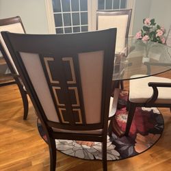 Glass Table With Chairs