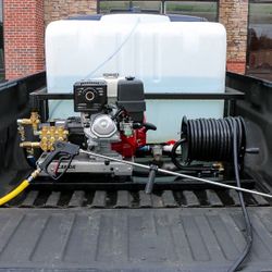 Pro Pressure Washing Skid – Honda 4GPM + 250gal Tank – Turnkey Setup