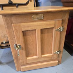 White Clad wood end table