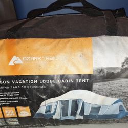 OZARK TRAILS 10 PERSON - 3 ROOM VACATION TENT