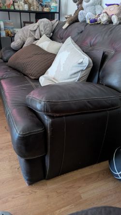 free leather couch