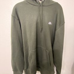Nike Pullover Fleece Hoodie Sequoia FN3859-355 Men's Sz XL