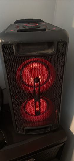 Large Portable Party Speaker with LED Lights