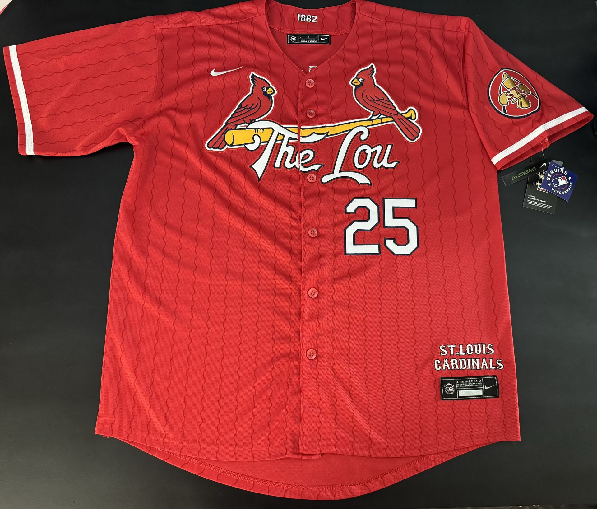 Mark McGwire At Louis Cardinals City Connect Jersey