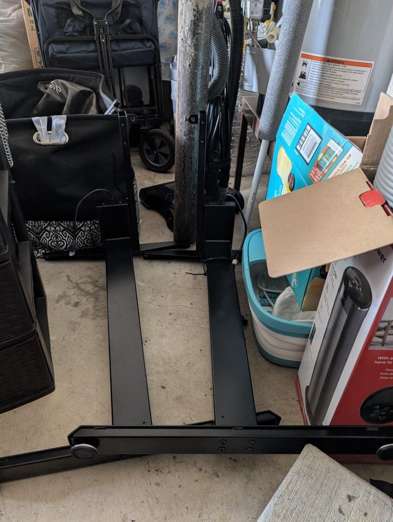 VIVO Electric Standing Desk Frame (Black)