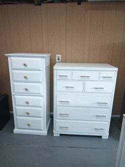 2 SOLID WOOD DRESSERS