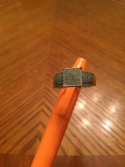 Silver Engagement Style Ring