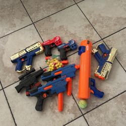 Nerf Guns (too Many For Picture)