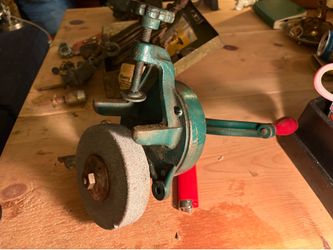 Vintage Tool Set – Hand Crank Grinder, Bell & Cast Iron Ir