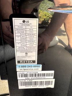 LG 14,000 BTU Portable AC