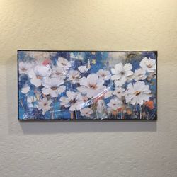 20" X 40" Flower Artwork
