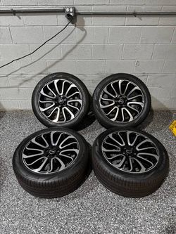 21" OEM Range Rover Vogue Sport Wheels Rims Set of 4 21x9.5 5x120 + New Tires