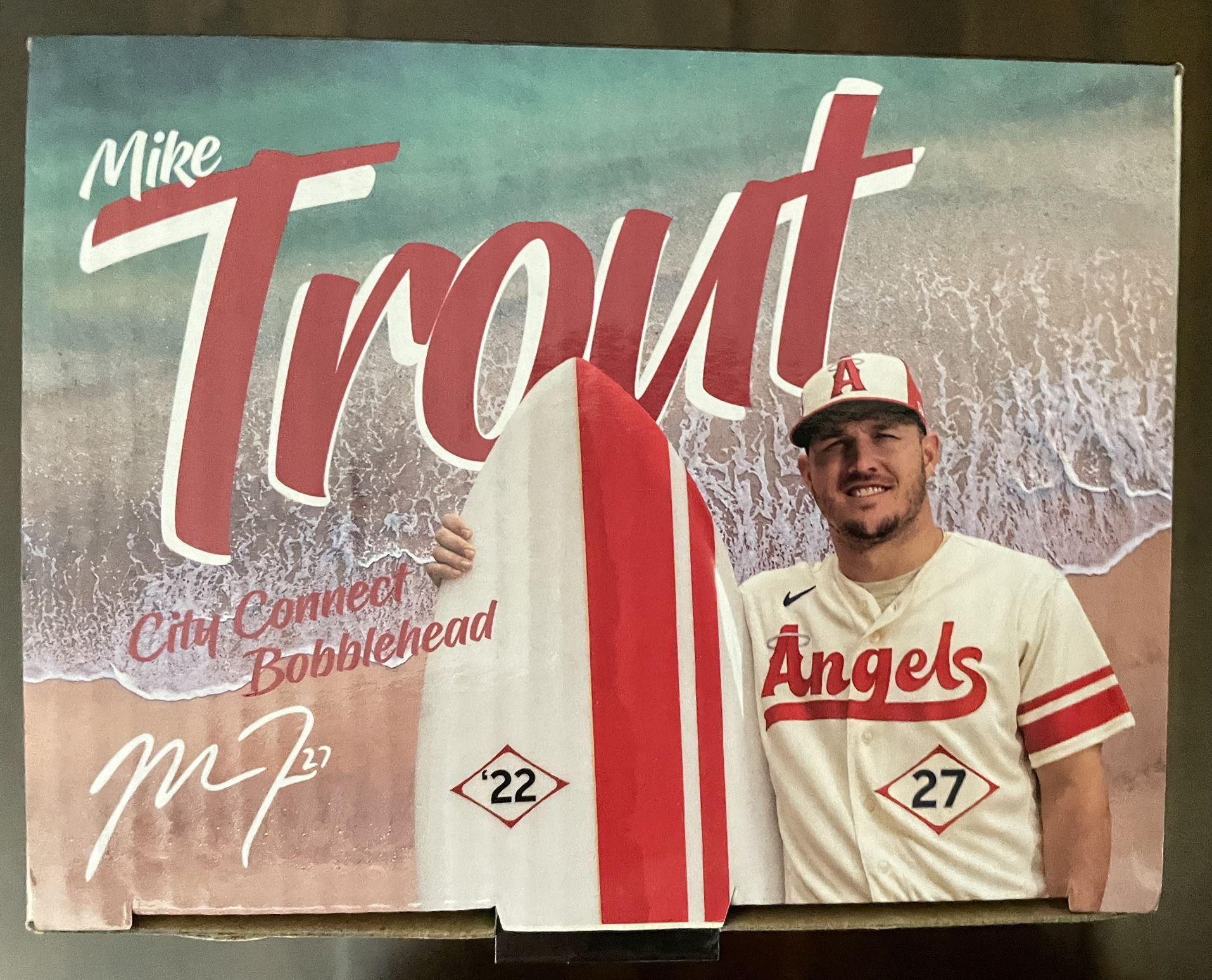 Mike Trout Bobblehead BNIB SGA 9/16/22
