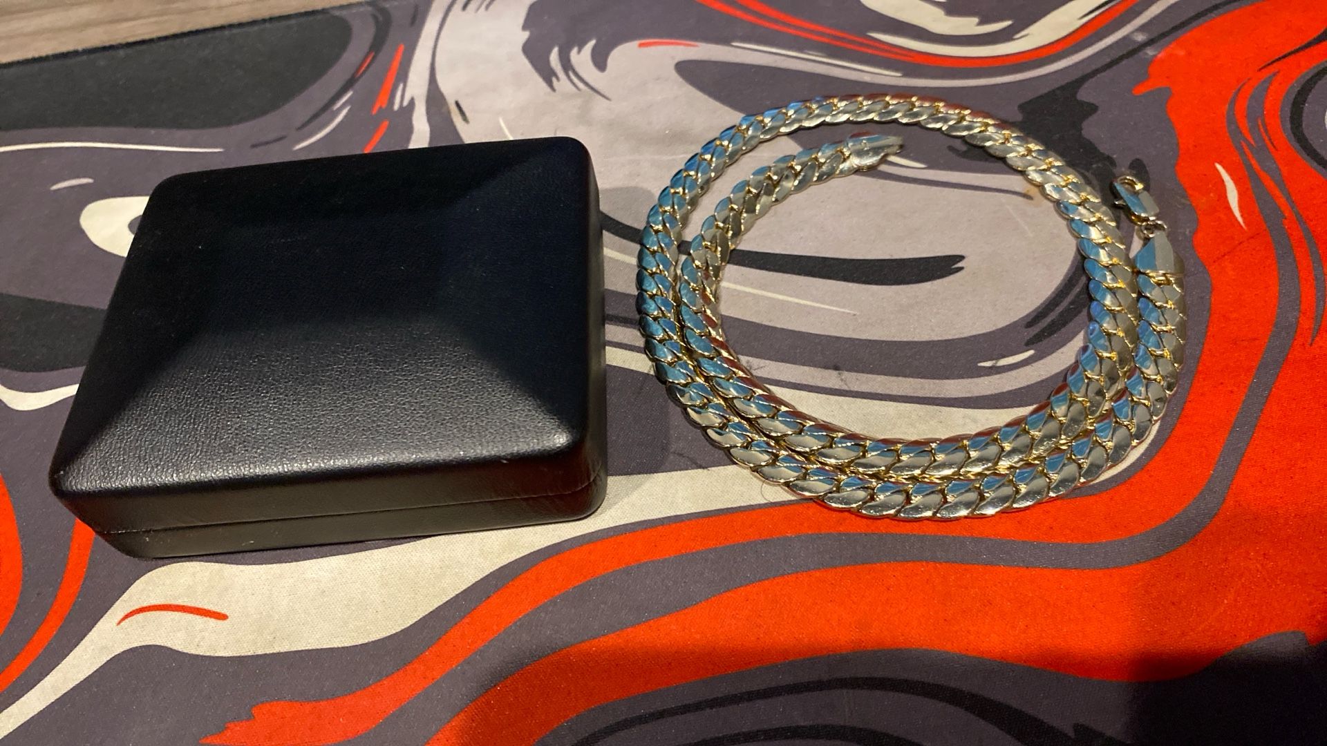 14k Gold Over Brass/Necklace (With Box)