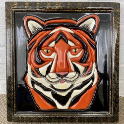 3D Handmade Tiger Wall Art