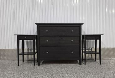Chest of Drawers with Matching Nighstand Set