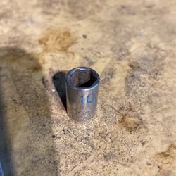 Matco 1/4” Drive Shallow 6 Point Chrome 10 mm