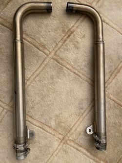 British Customs Stainless Steel Turn Outs Triumph Bobber 2016 and >