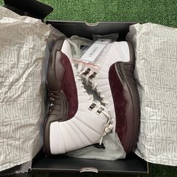 DS Jordan A Ma Maniere White 12s size 10.5W 9M