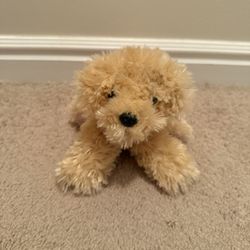Aurora Little Yellow Puppy Plush - Small and Adorable 