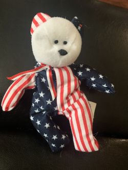 TY Beanie Baby-Rare Spangle The Bear - McDonalds 1999