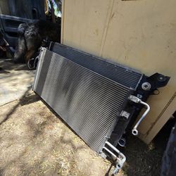 Chevy Silverado,sierra Radiator, Ac condenser