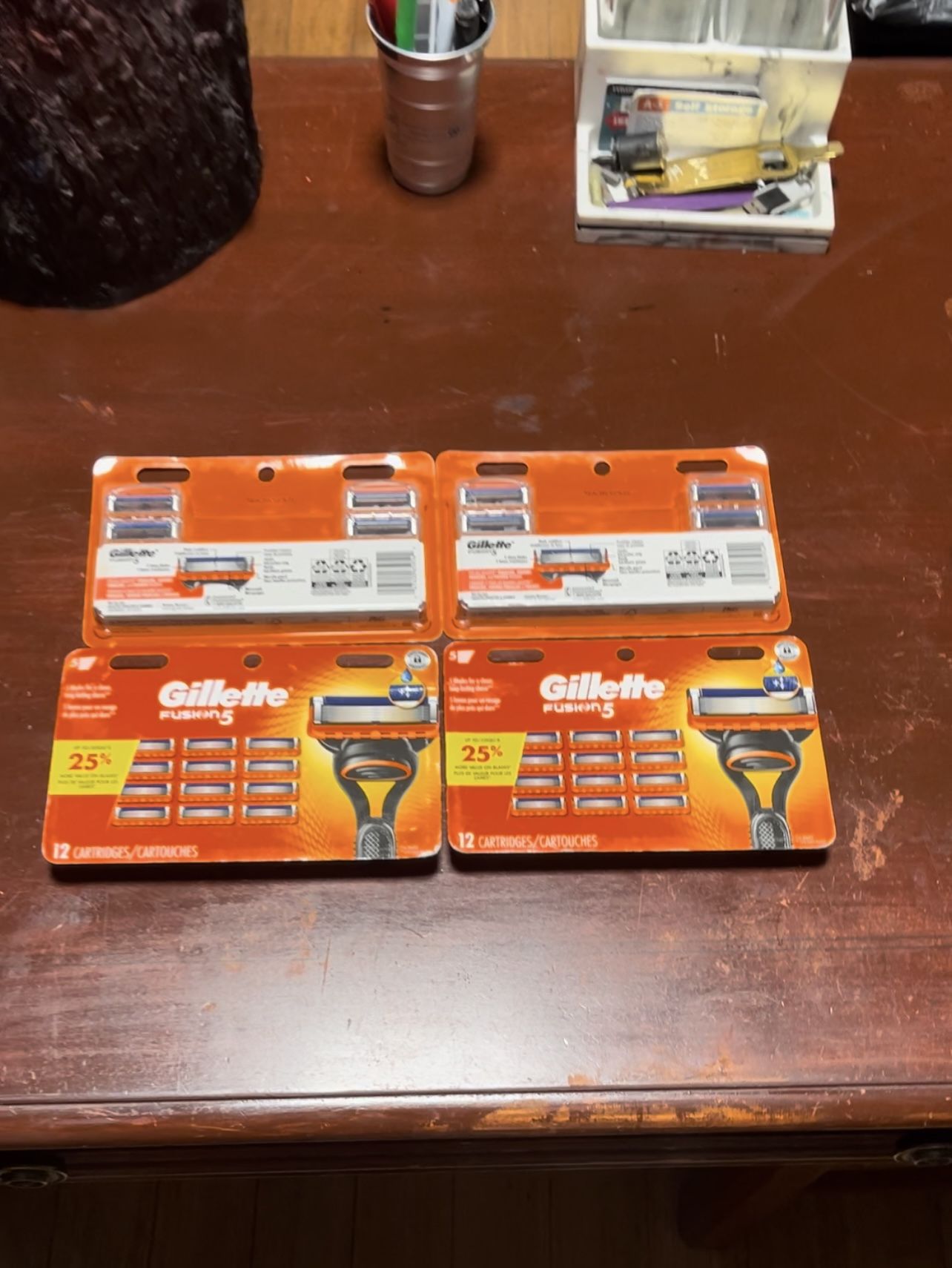Gillette Fusion 5 Cartridges (4) Packs Of 12