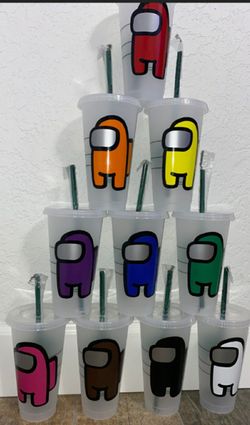 Reusable Starbucks cup of Among us
