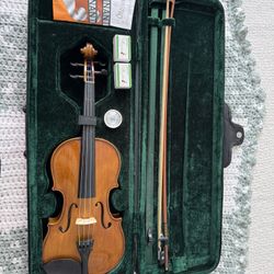 🎻 Cremona SV-175 Violin – Excellent Condition w/ Case, Bow, New Strings & Rosin – Ready to Play! 🎻