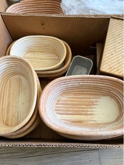 Baking stuff / bread proof basket  / jars