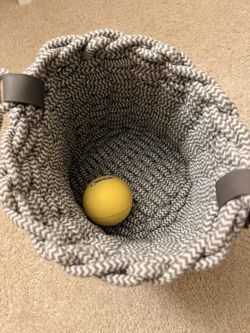 Woven Rope Basket Storage Bin