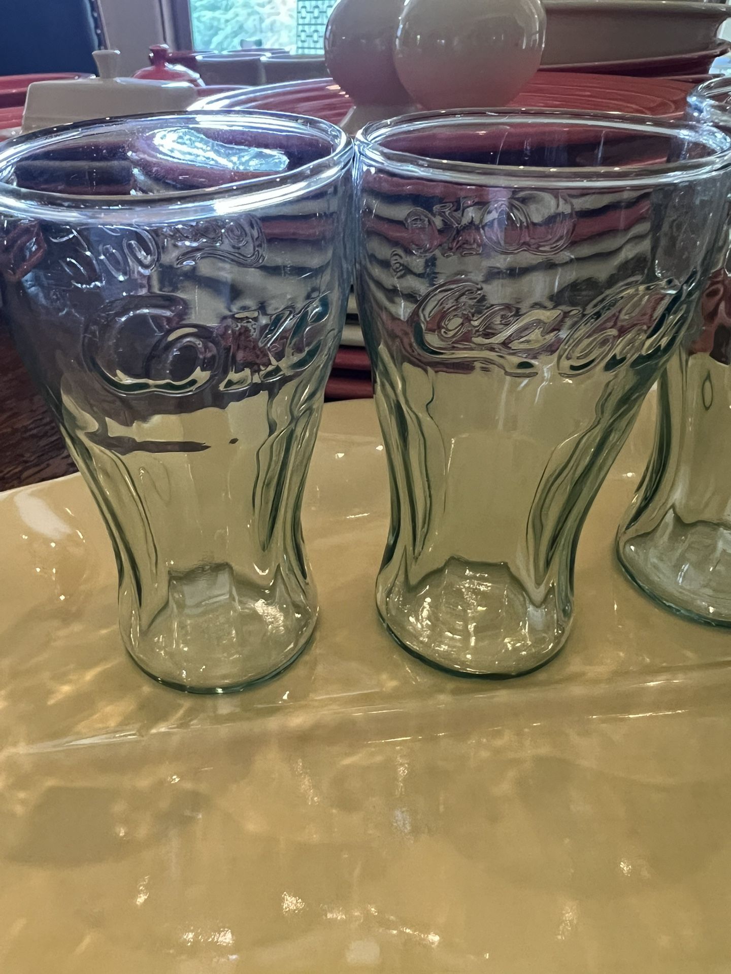 Vintage Coca Cola Glasses Set Of 4
