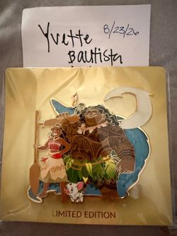 D23 Moana squad goals pin