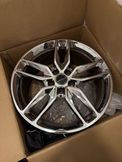 OEM Corvette C7 Z51 Wheels Chrome