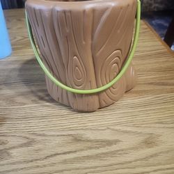 Target Exclusive Nature Forest Tree 7" Log Storage/Popcorn Bucket Container.