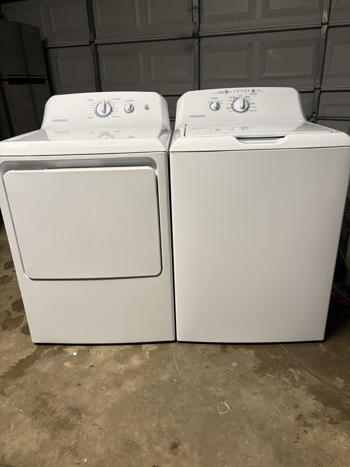 Conservator By GE Washer/ Dryer. Like New .